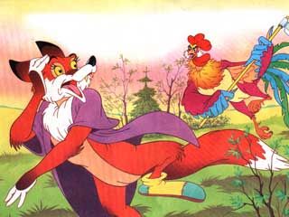 Лиса без памяти выбежала