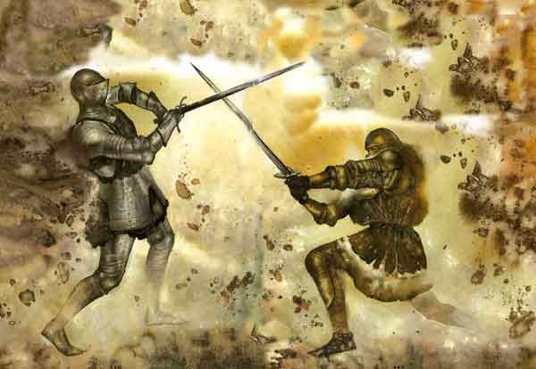 Они бились несколько часов