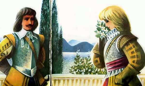 Король пошел с Фантой Гиро гулять по саду