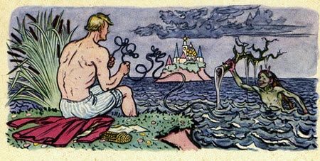 Балда над морем опять шумит