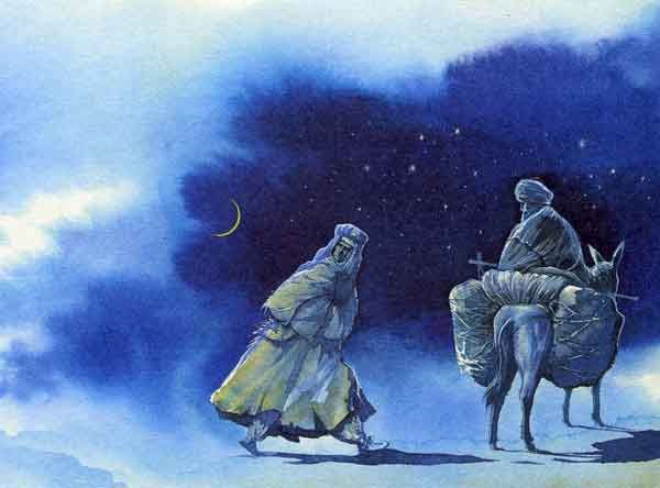 На пути попался им колодец