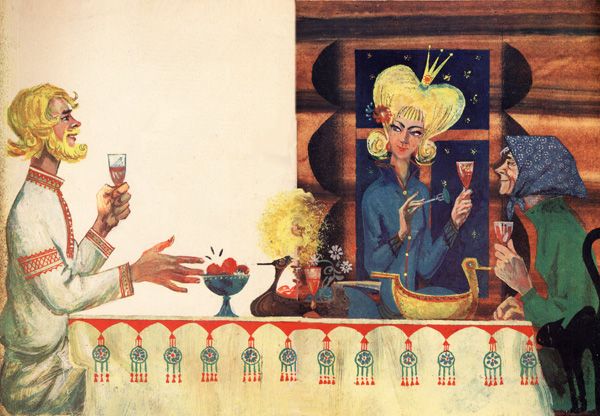 За столом втроём не тесно